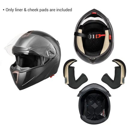 helmets cheek pads