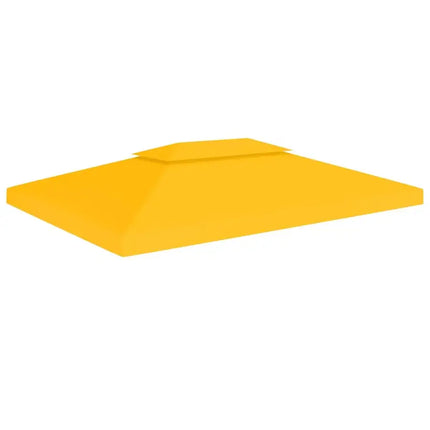 2-Tier Gazebo Top Cover 310 g/m2 13.1'x9.8' Yellow