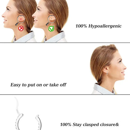 925 Sterling Silver Inside-Out Hoop Earrings Embellished with Austria Zirconia 14K Gold Plated Dainty Huggie Hoop Earrings for Women