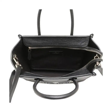 NEW Kate Spade Black Pebbled Leather Small Shoulder Tote Bag