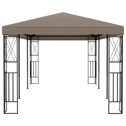 Gazebo 236.2"x118.1" Taupe Fabric