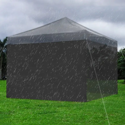 10x10ft EZ Canopy Gazebo Full Size Side Wall/Black