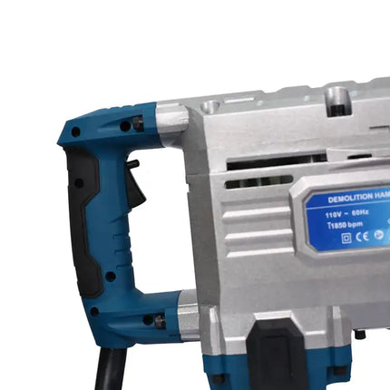 Martillo eléctrico de demolición de 1700W, 1900 BPM, rotura de pavimento de hormigón resistente SDS-Hex de 1-1/8 pulgadas