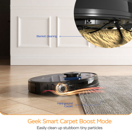 Geek Smart L7 Robot Vacuum Cleaner and Mop; LDS Navigation; Wi-Fi Connected APP; Selective Room Cleaning; MAX 2700 PA Suction; Ideal for Pets and Larger Home(Banned from selling on Amazon)
