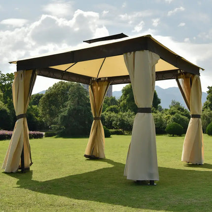 Gazebo Canopy Soft Top Patio al aire libre Gazebo Carpa Jardín Canopy para su patio, jardín, exterior o fiesta