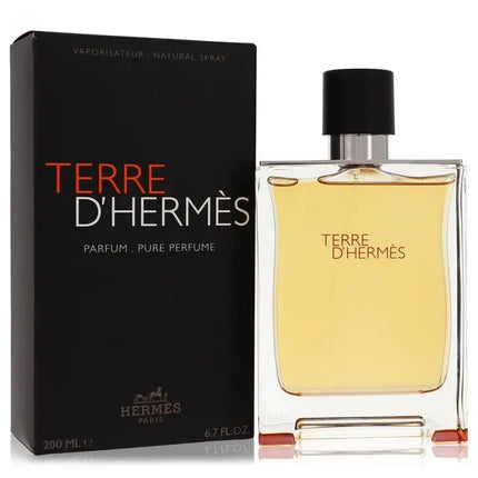 Terre D'Hermes por Hermes Pure Perfume Spray 6.7 oz