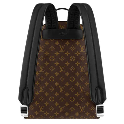 NEW Louis Vuitton Brown Black Monogram Macassar Coated Canvas Josh Backpack Rucksack Shoulder Bag