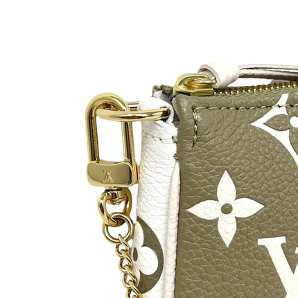 NEW Louis Vuitton LV Monogram Empreinte Leather Mini Pochette Accessories Clutch Bag Spring In The City