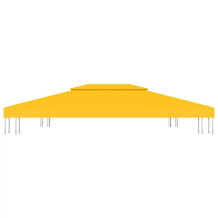 2-Tier Gazebo Top Cover 310 g/m2 13.1'x9.8' Yellow
