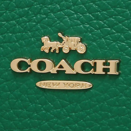 NEW Coach Green Mini Leather Camera Crossbody Bag