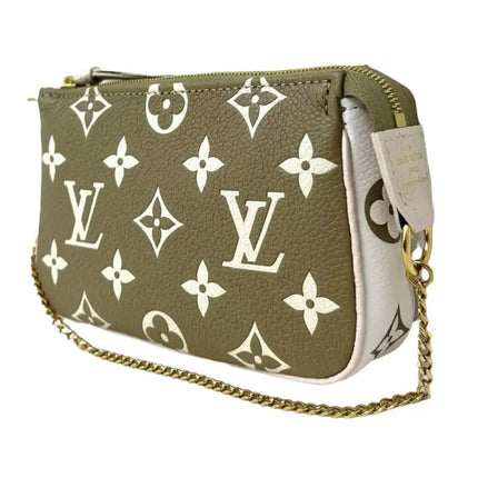 NEW Louis Vuitton LV Monogram Empreinte Leather Mini Pochette Accessories Clutch Bag Spring In The City