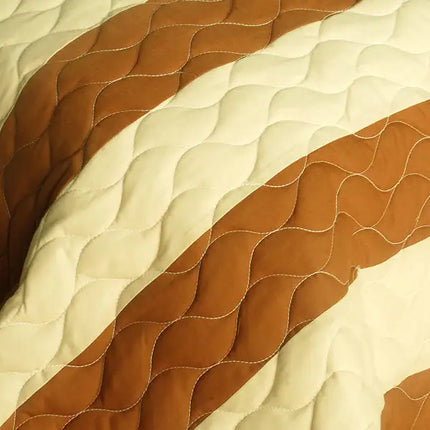 [Sweet Soil] 3PC Patchwork Quilt Set (Full/Queen Size)