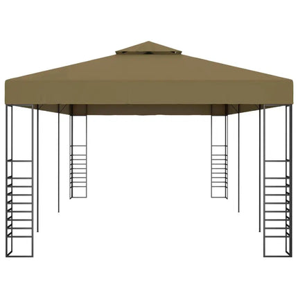 Garden Gazebo 236.2"x118.1"x106.3" Taupe 180 g/m?