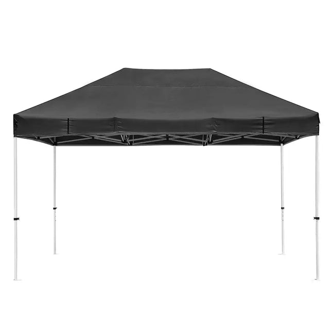 10X15ft EZ Pop Up Canopy Folding Gazebo/Black