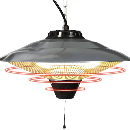 Electric Patio Heater Ceiling Mounted or Hanging Infrared Heater, Waterproof IP24