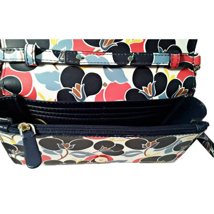 NEW Kate Spade Multicolor  Natalia Flap Turnlock Quilted Leather Crossbody Bag