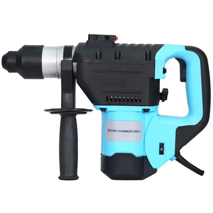 Rotary Hammer 1100W 1-1/2" SDS Plus Rotary Hammer Drill 3 Functions(Blue + Black)