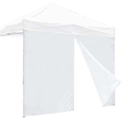 10x10ft EZ Canopy Gazebo Zipper Side Wall/White