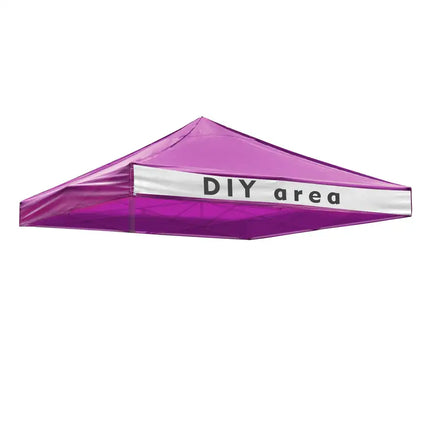 10X10ft EZ Pop Up Canopy Folding Gazebo/Purple