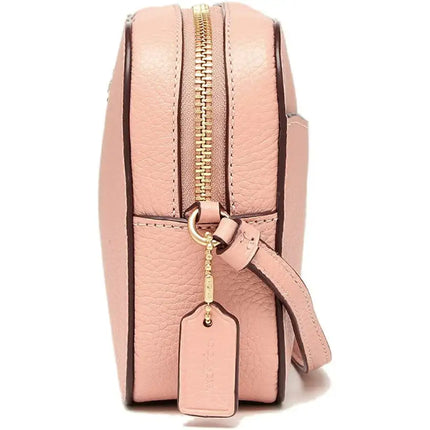 NEW Coach Pink Mini Leather Camera Crossbody Bag