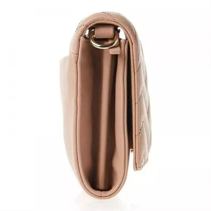 NEW Kate Spade Beige Ginger Tea Reese Park Wyn Quilted Leather Crossbody Bag