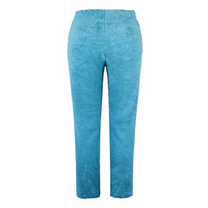 Women's Warm Fleece Sherpa Lined Jogger Pant Trousers