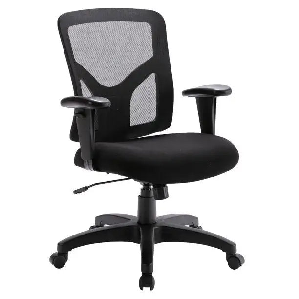 Silla de oficina ergonómica de malla ajustable con respaldo