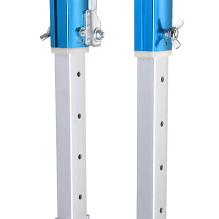 50in to 64in Blue Aluminum Drywall Stilt