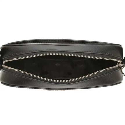 NEW Kate Spade Black Staci Mini Crossgrain Leather Camera Crossbody Bag