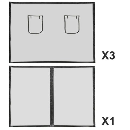 Fully Mesh Canopy Side Wall