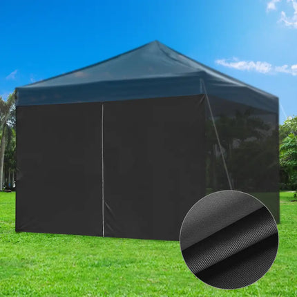 10x10ft EZ Canopy Gazebo Zipper Side Wall/Black