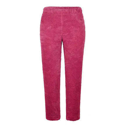 Women's Warm Fleece Sherpa Lined Jogger Pant Trousers