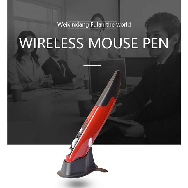 Nuevo Bolígrafo ratón inalámbrico de 2,4G, ratón Vertical creativo con batería Stylus en forma de bolígrafo, adecuado para PC y ratones portátiles