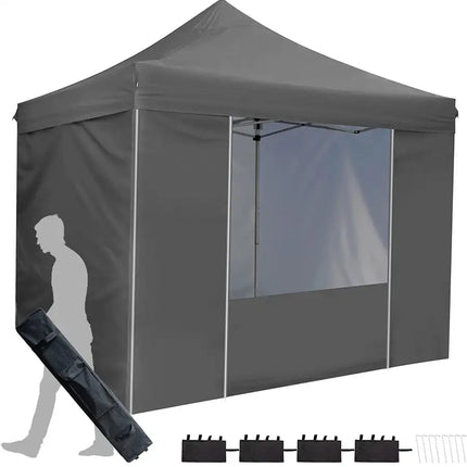 10' x 10' Pop Up Sidewall Canopy Tent - 5 pieces of sidewall with Rolling Storage Bag