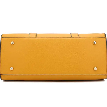 MKF Collection Christine Vegan Leather Women Satchel Bag with wallet by Mia K