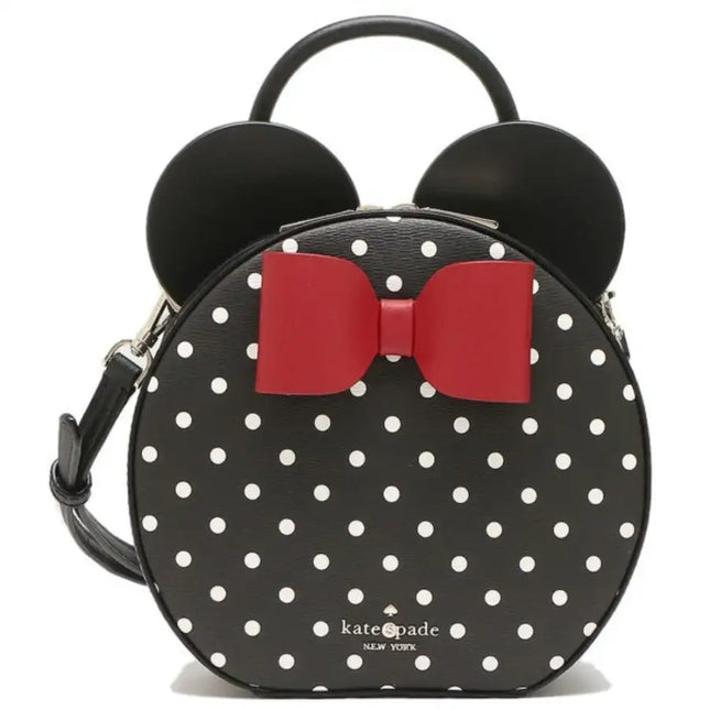 NEW Kate Spade x Disney Black New York Minnie Mouse Crossbody Handbag