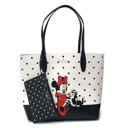 NEW Kate Spade x Disney Multicolor New York Minnie Mouse Leather Tote Bag