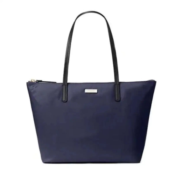 NEW Kate Spade French Navy May Street Lida Nylon Tote Shoulder Bag