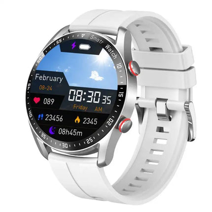 Nuevo ECG + PPG Bluetooth llamada reloj inteligente hombres reloj inteligente seguidor de actividad/deporte reloj inteligente para Android IOS PK I9 reloj inteligente
