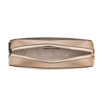 NEW Kate Spade Rose Metallic Saffiano Mini Crossbody Camera Bag