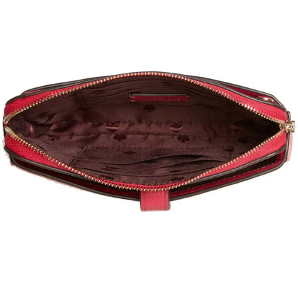 NEW Kate Spade Pink Bright Rose Leila Small Tab Leather Crossbody Bag