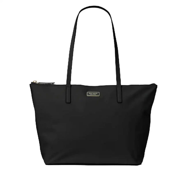 NEW Kate Spade Black Hayden Top Zip Nylon Tote Shoulder Bag