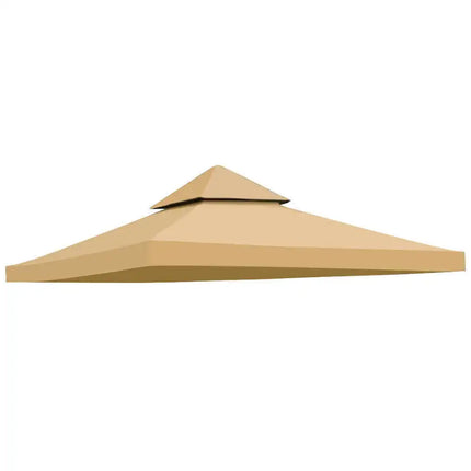 10'x10' Gazebo Canopy Top Replacement 2 Tier Patio Pavilion Cover UV30 Sunshade - Vickie Lynn's