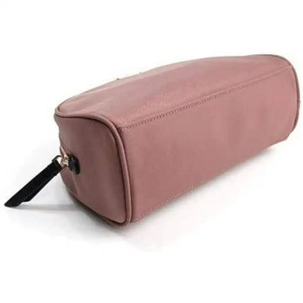 NEW Kate Spade Pink Sparrow Dawn Medium Dome Nylon Cosmetic Case Pouch Bag
