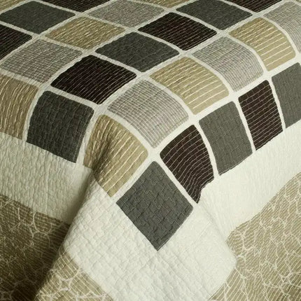 [Pandora Hearts] 3PC Cotton Vermicelli-Quilted Printed Quilt Set (Full/Queen Size) - Vickie Lynn's