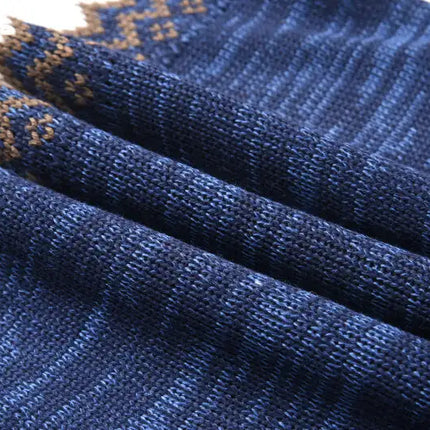 Men's Sweater Pattern Slim Fit Casual O-Neck Knitwear