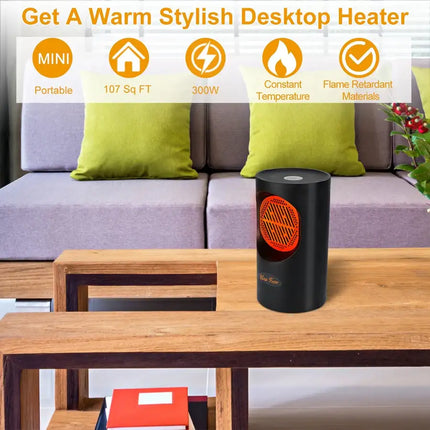 300W Portable Electric Heater