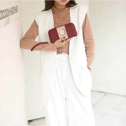 MKF Collection Vallie Color-Block Vegan Leather Women Tote Bag with Matching Wallet by Mia K