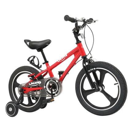 Kids Bike with Training Wheels, Kids Bicycle with Handbrake and Rear Brake Kickstand Child's Bike, 16 Inch RT