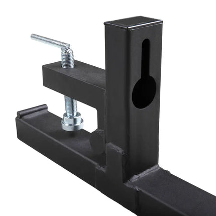 Heavy-Duty Forklift Pallet Forks with Inclinable Base, 2000 lbs Capacity for Tractor or Loader, Black XH